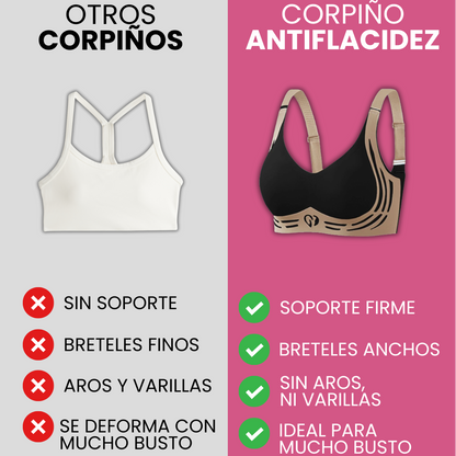 Corpiño Reafirmante Segunda Piel para Busto Grande