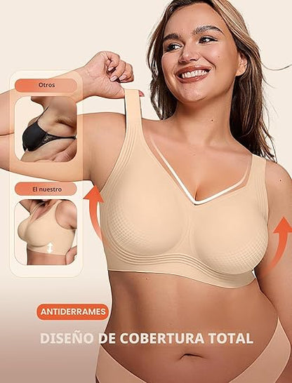 Corpiño Reafirmante Sin Aros para Mujeres Mayores