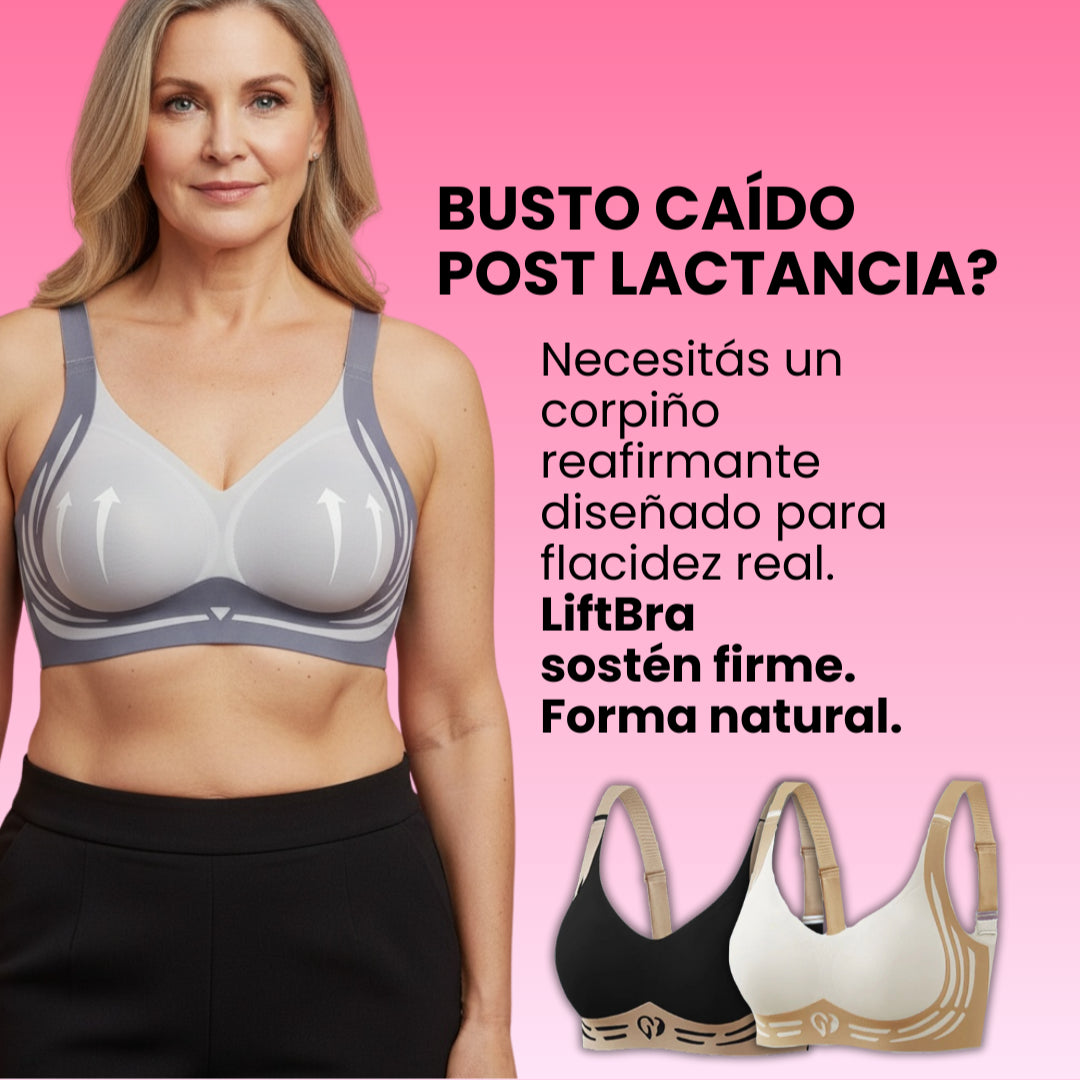 Promo 3x1 Corpiño Antiflacidez sin Aros para Busto Grande