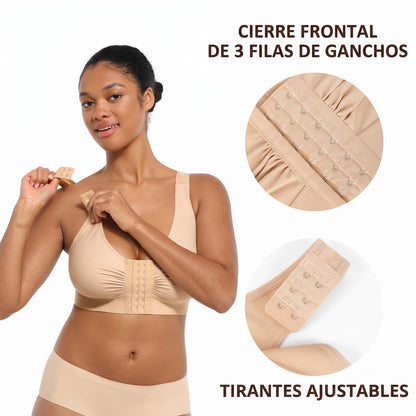 Corpiño de Compresion PostOperatorio con Cierre Frontal