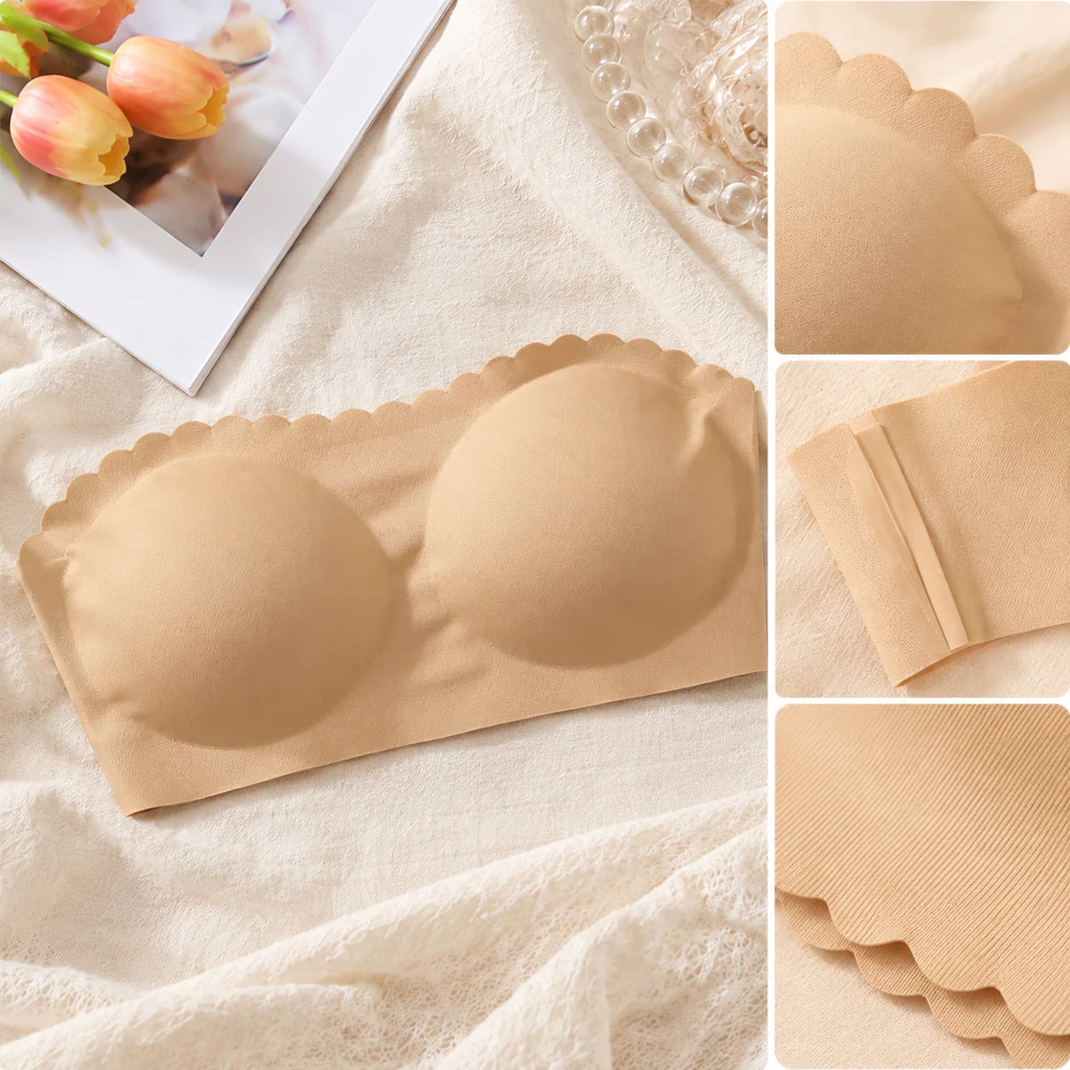 Promo 3x1 - Corpiño Strapless Sin Breteles
