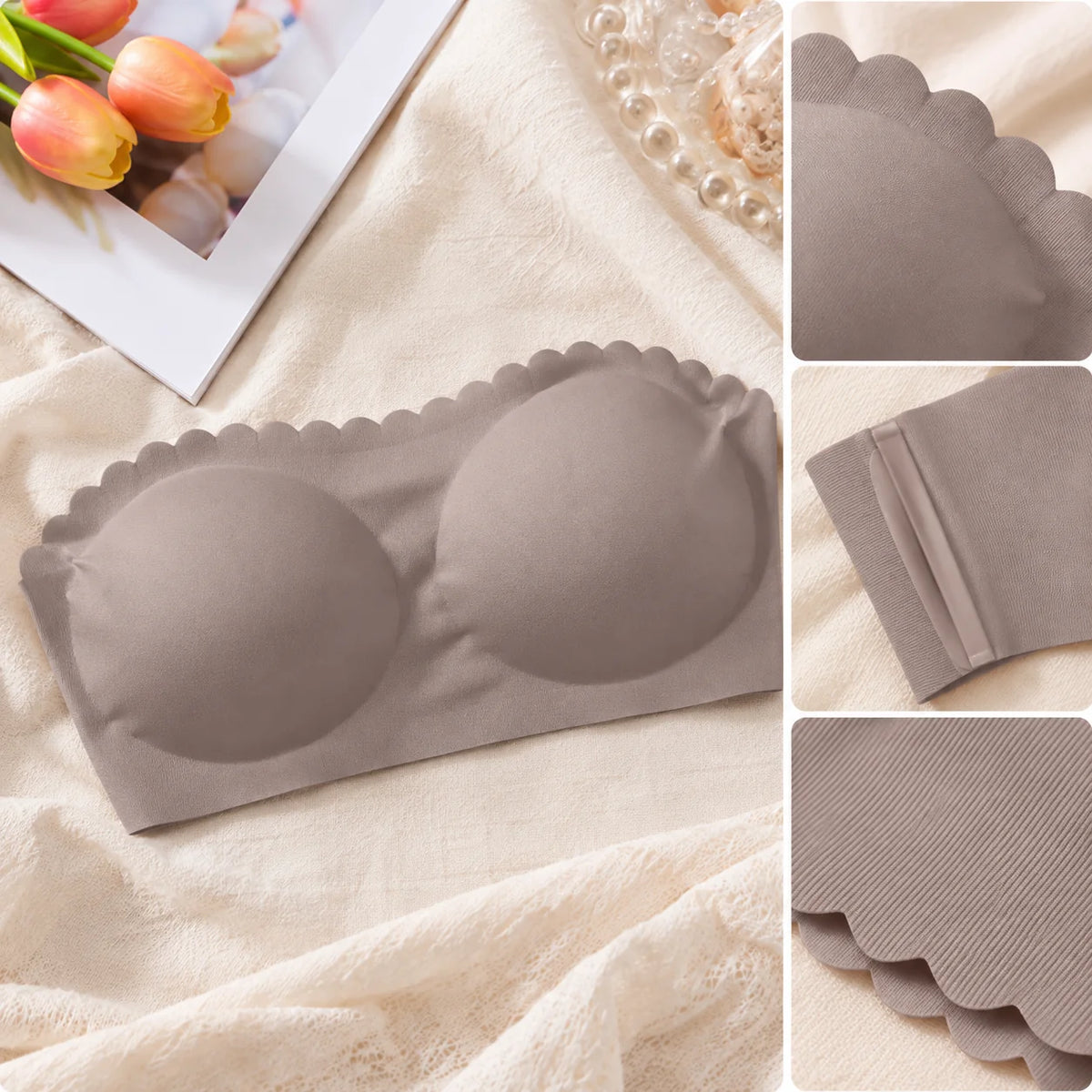 Promo 3x1 - Corpiño Strapless Sin Breteles